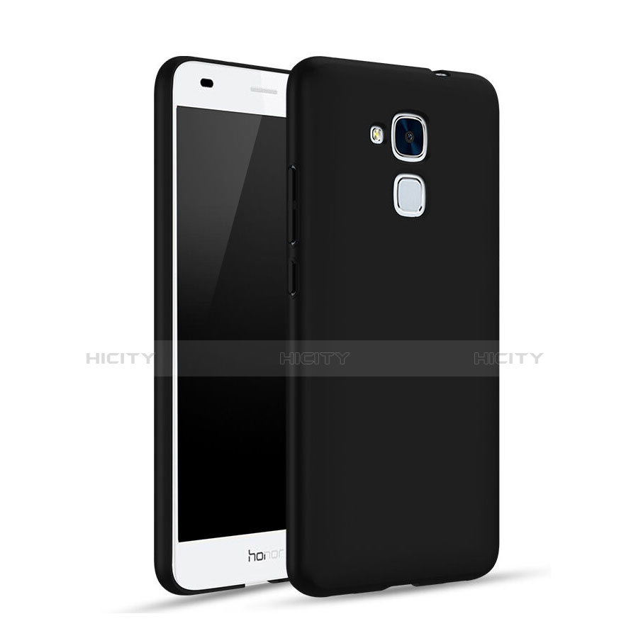 Funda Dura Plastico Rigida Mate para Huawei Honor 5C Negro