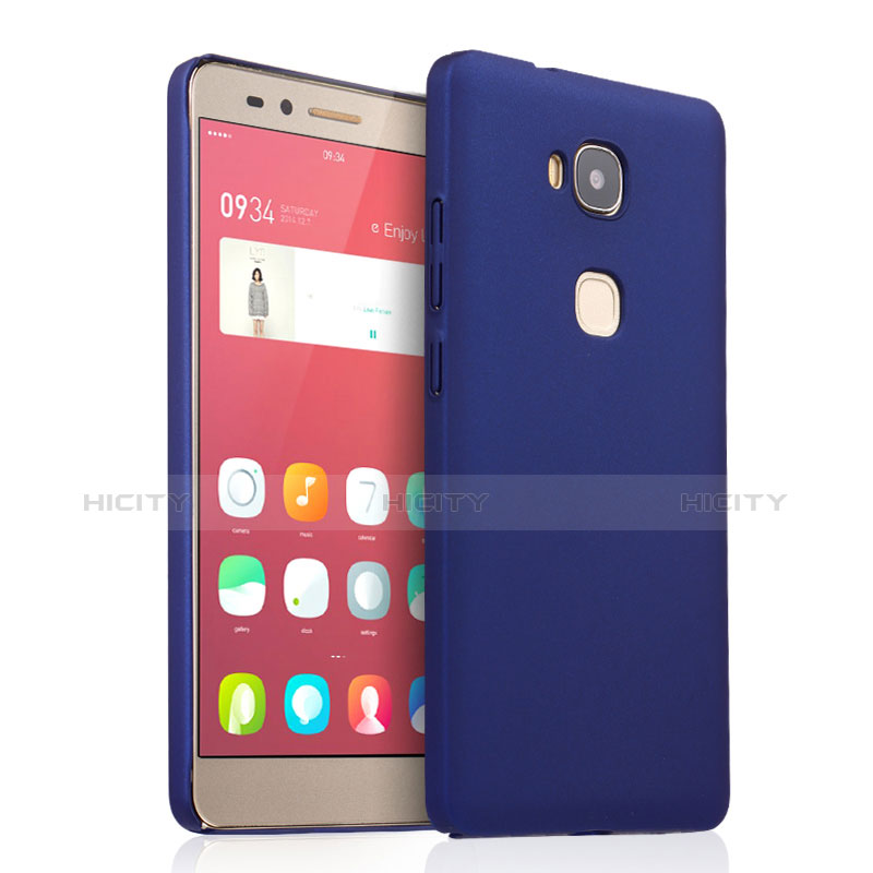 Funda Dura Plastico Rigida Mate para Huawei Honor 5X Azul