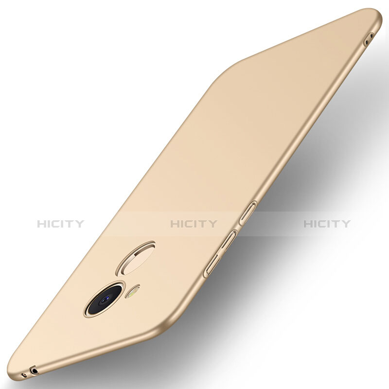 Funda Dura Plastico Rigida Mate para Huawei Honor 6C Pro Oro