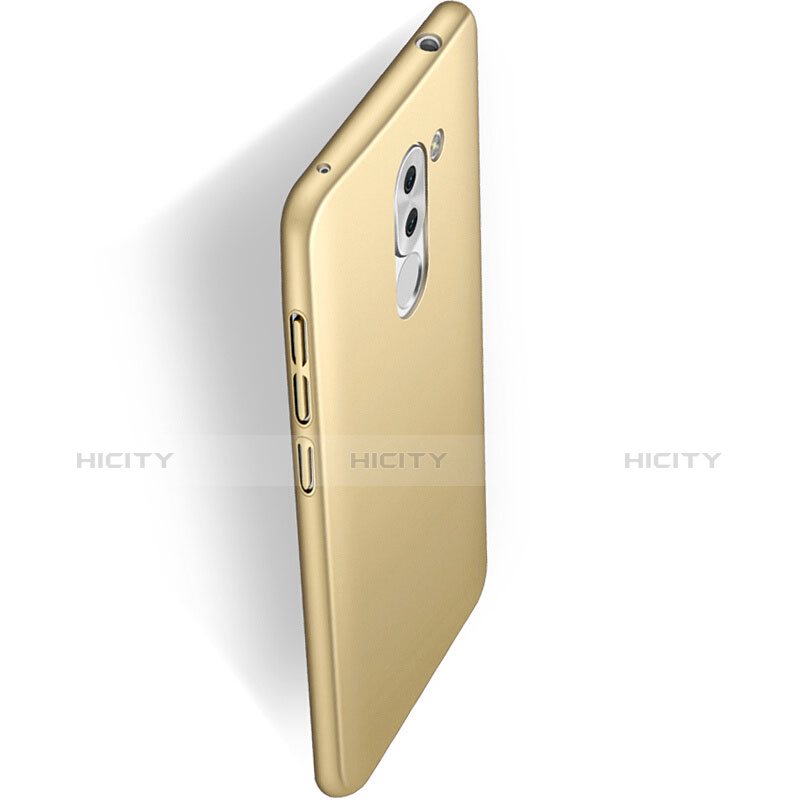 Funda Dura Plastico Rigida Mate para Huawei Honor 6X Oro