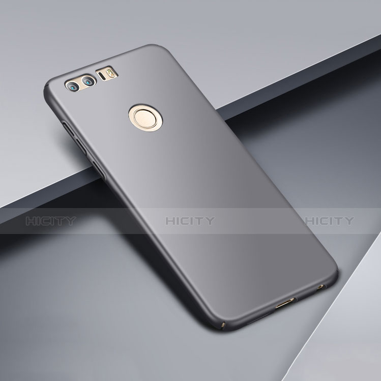 Funda Dura Plastico Rigida Mate para Huawei Honor 8 Gris