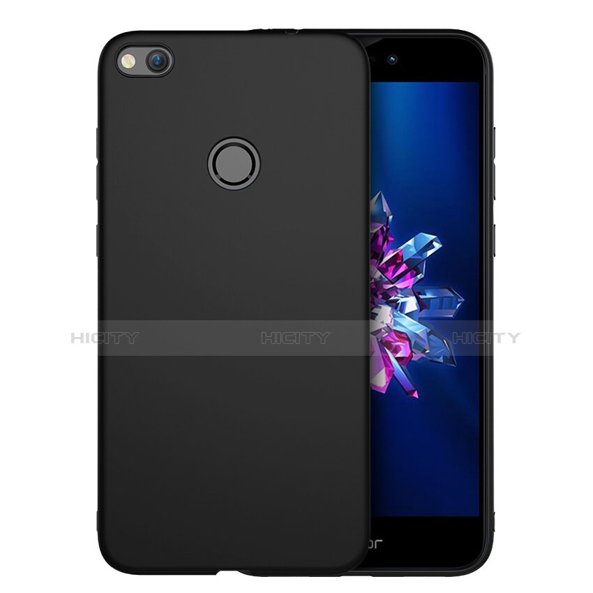 Funda Dura Plastico Rigida Mate para Huawei Honor 8 Lite Negro