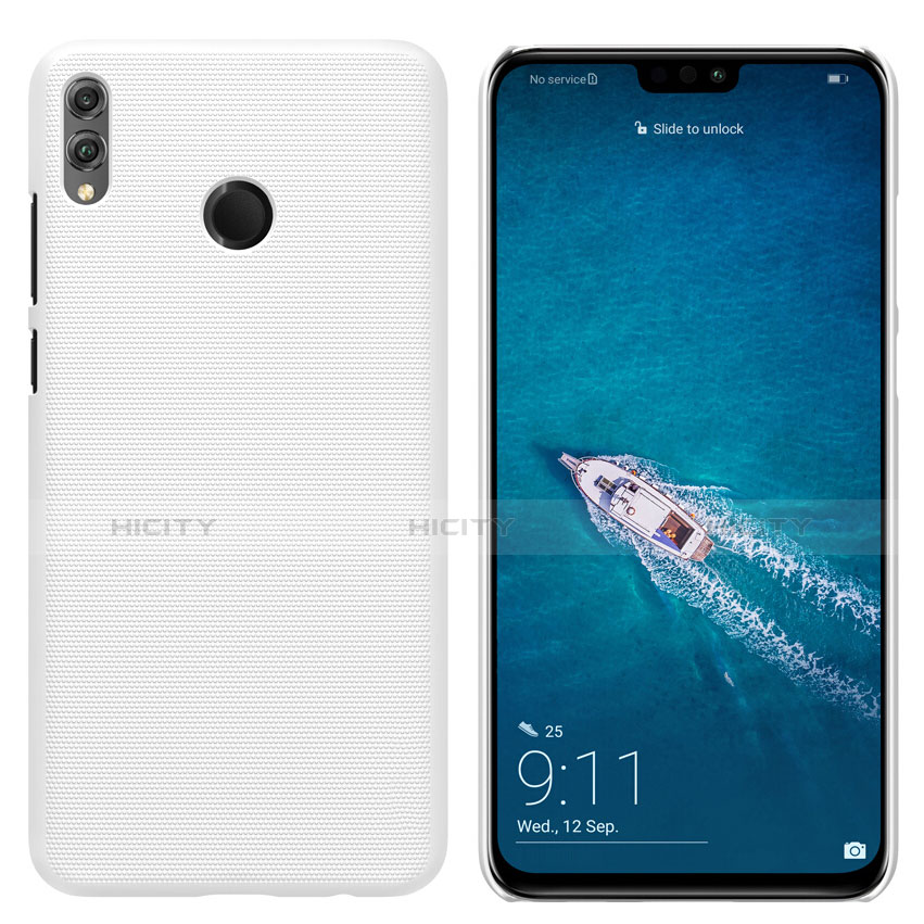 Funda Dura Plastico Rigida Mate para Huawei Honor 8X Blanco