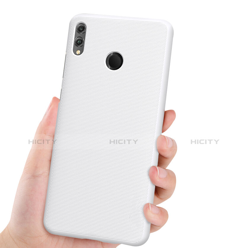 Funda Dura Plastico Rigida Mate para Huawei Honor 8X Blanco