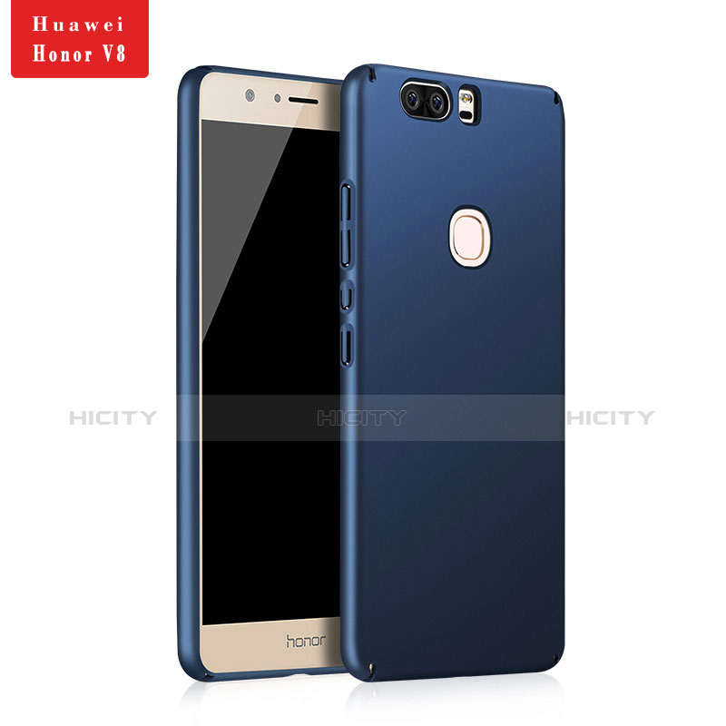 Funda Dura Plastico Rigida Mate para Huawei Honor V8 Azul