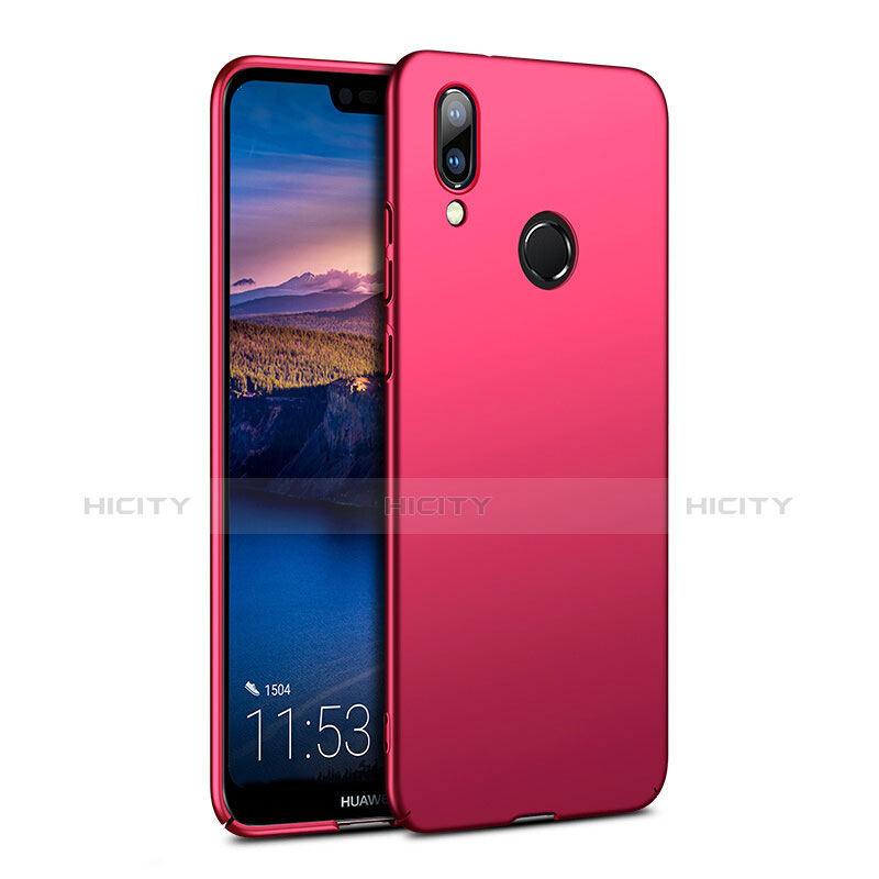 Funda Dura Plastico Rigida Mate para Huawei Nova 3e Rojo