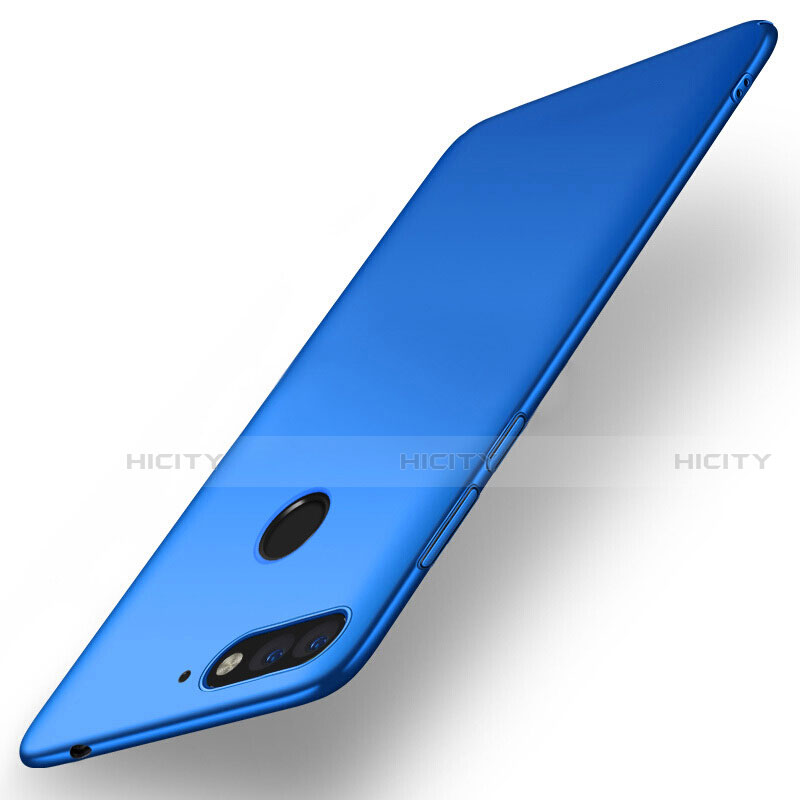 Funda Dura Plastico Rigida Mate para Huawei Y6 Prime (2018) Azul