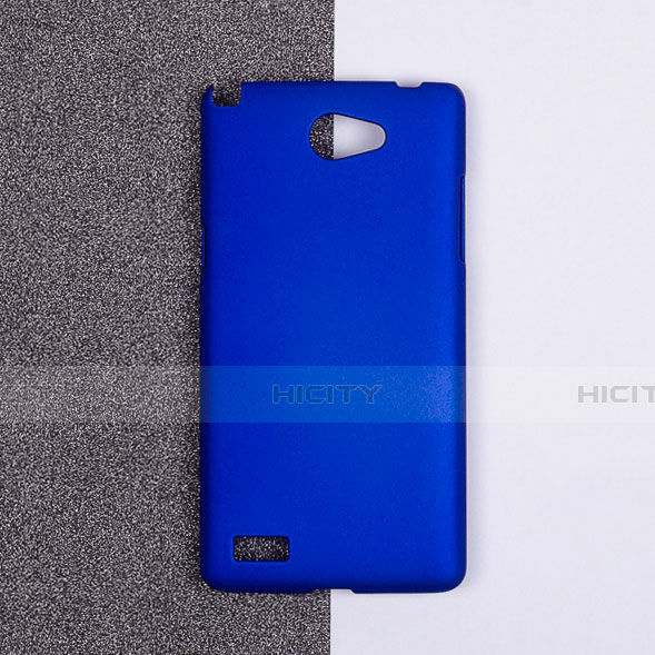 Funda Dura Plastico Rigida Mate para LG L Bello 2 Azul