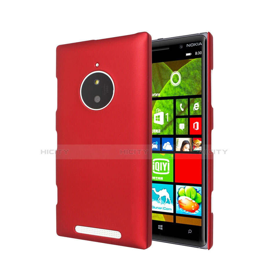 Funda Dura Plastico Rigida Mate para Nokia Lumia 830 Rojo