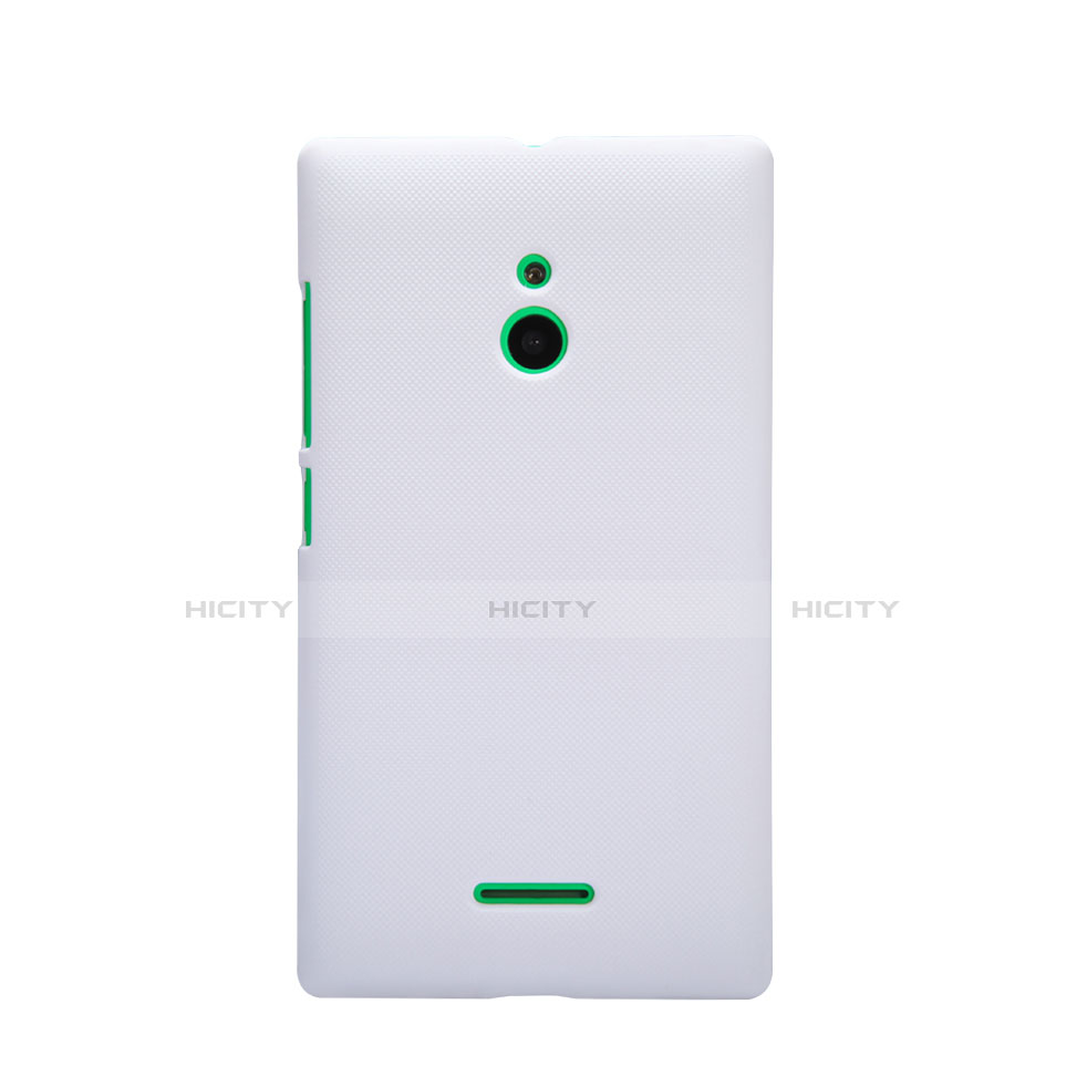 Funda Dura Plastico Rigida Mate para Nokia XL Blanco