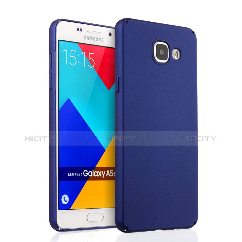 Funda Dura Plastico Rigida Mate para Samsung Galaxy A5 (2016) SM-A510F Azul