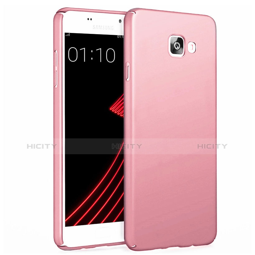 Funda Dura Plastico Rigida Mate para Samsung Galaxy A5 (2017) Duos Oro Rosa