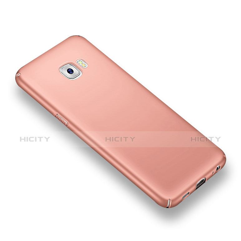 Funda Dura Plastico Rigida Mate para Samsung Galaxy C5 Pro C5010 Oro Rosa