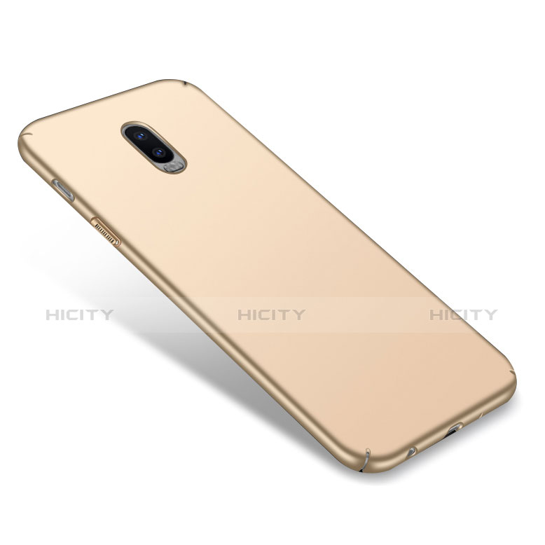 Funda Dura Plastico Rigida Mate para Samsung Galaxy C7 (2017) Oro