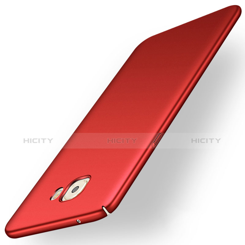 Funda Dura Plastico Rigida Mate para Samsung Galaxy C9 Pro C9000 Rojo