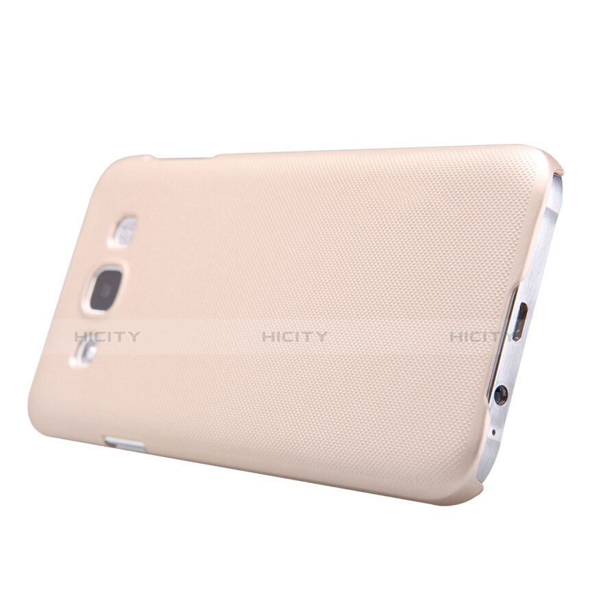 Funda Dura Plastico Rigida Mate para Samsung Galaxy E5 SM-E500F E500H Oro