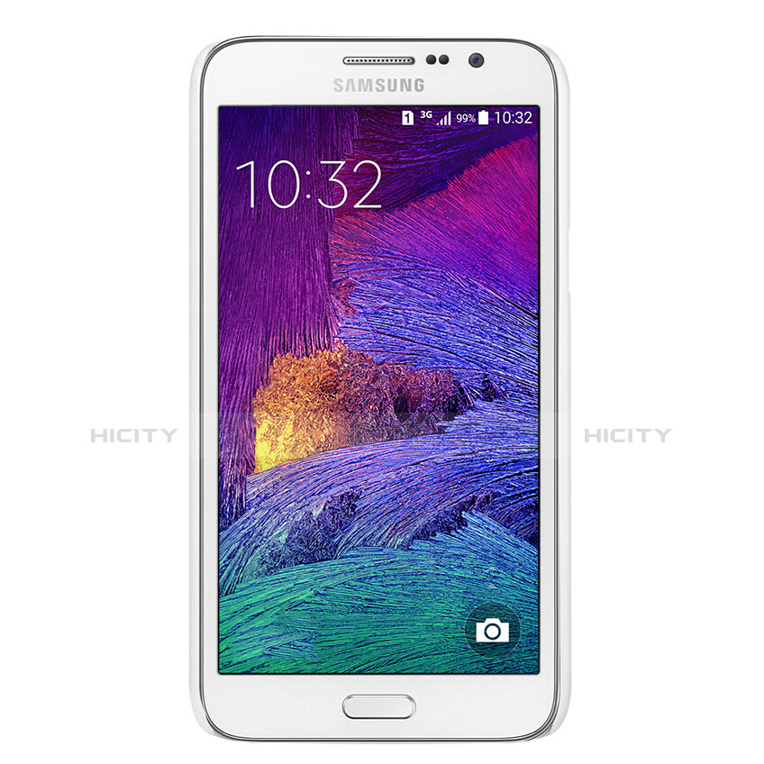 Funda Dura Plastico Rigida Mate para Samsung Galaxy Grand Max SM-G720 Blanco