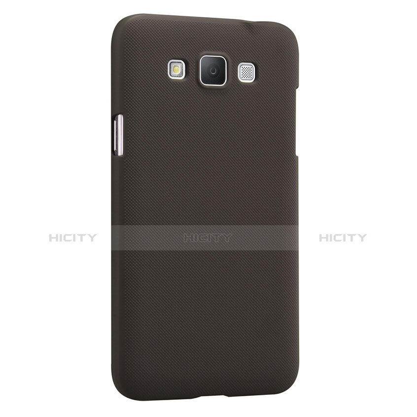 Funda Dura Plastico Rigida Mate para Samsung Galaxy Grand Max SM-G720 Marron