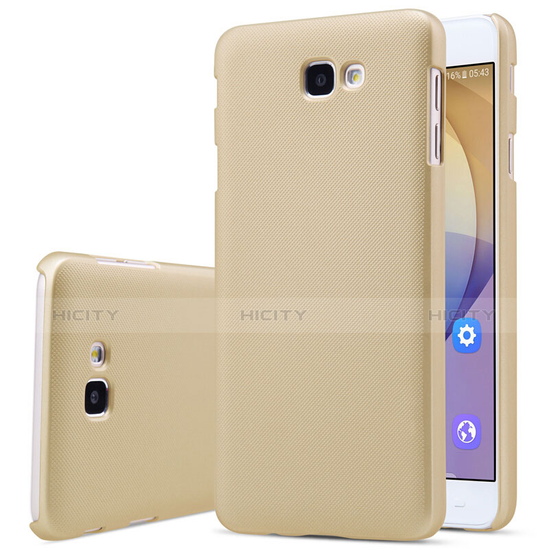 Funda Dura Plastico Rigida Mate para Samsung Galaxy J5 Prime G570F Oro