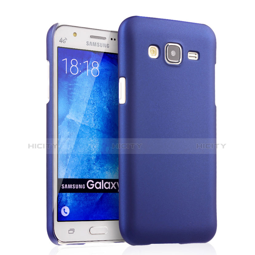 Funda Dura Plastico Rigida Mate para Samsung Galaxy J5 SM-J500F Azul