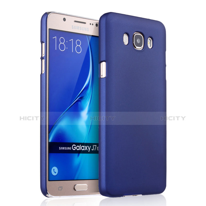 Funda Dura Plastico Rigida Mate para Samsung Galaxy J7 (2016) J710F J710FN Azul