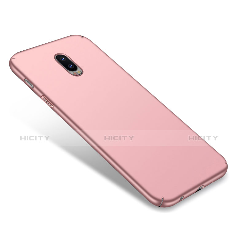 Funda Dura Plastico Rigida Mate para Samsung Galaxy J7 Plus Oro Rosa