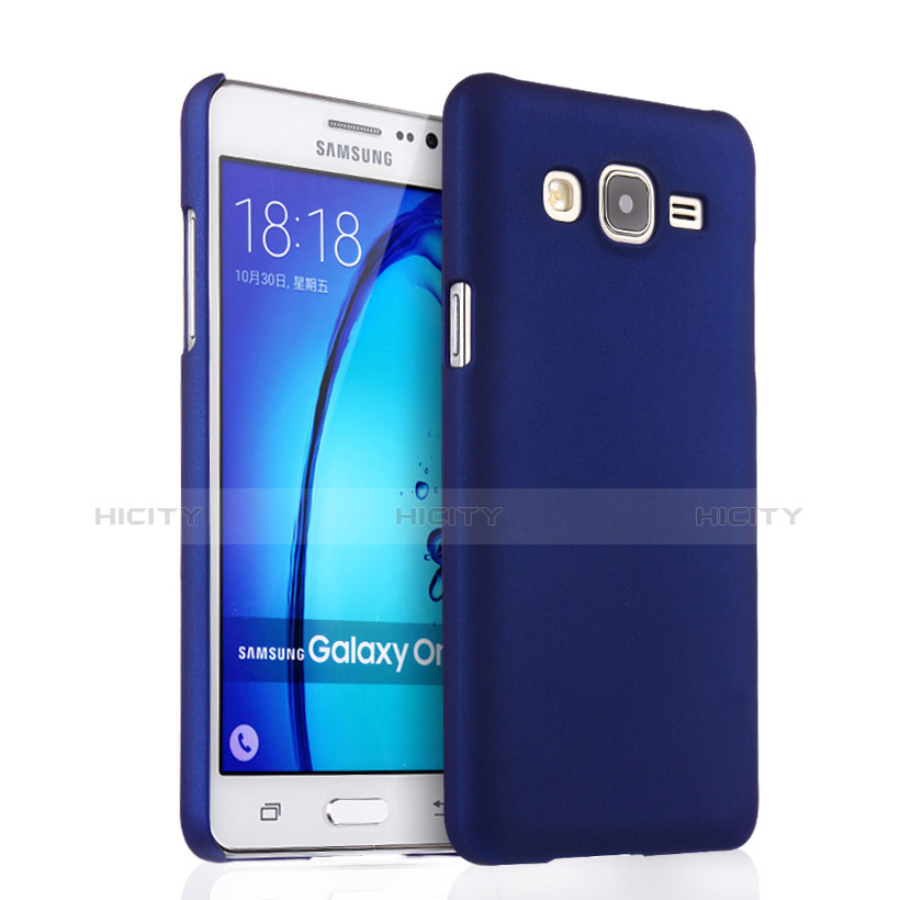 Funda Dura Plastico Rigida Mate para Samsung Galaxy On7 G600FY Azul