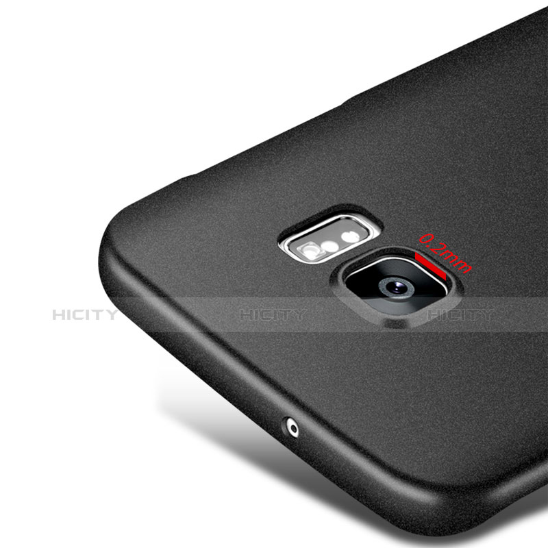 Funda Dura Plastico Rigida Mate para Samsung Galaxy S7 Edge G935F Negro