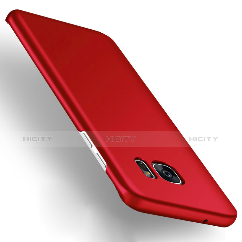 Funda Dura Plastico Rigida Mate para Samsung Galaxy S7 Edge G935F Rojo