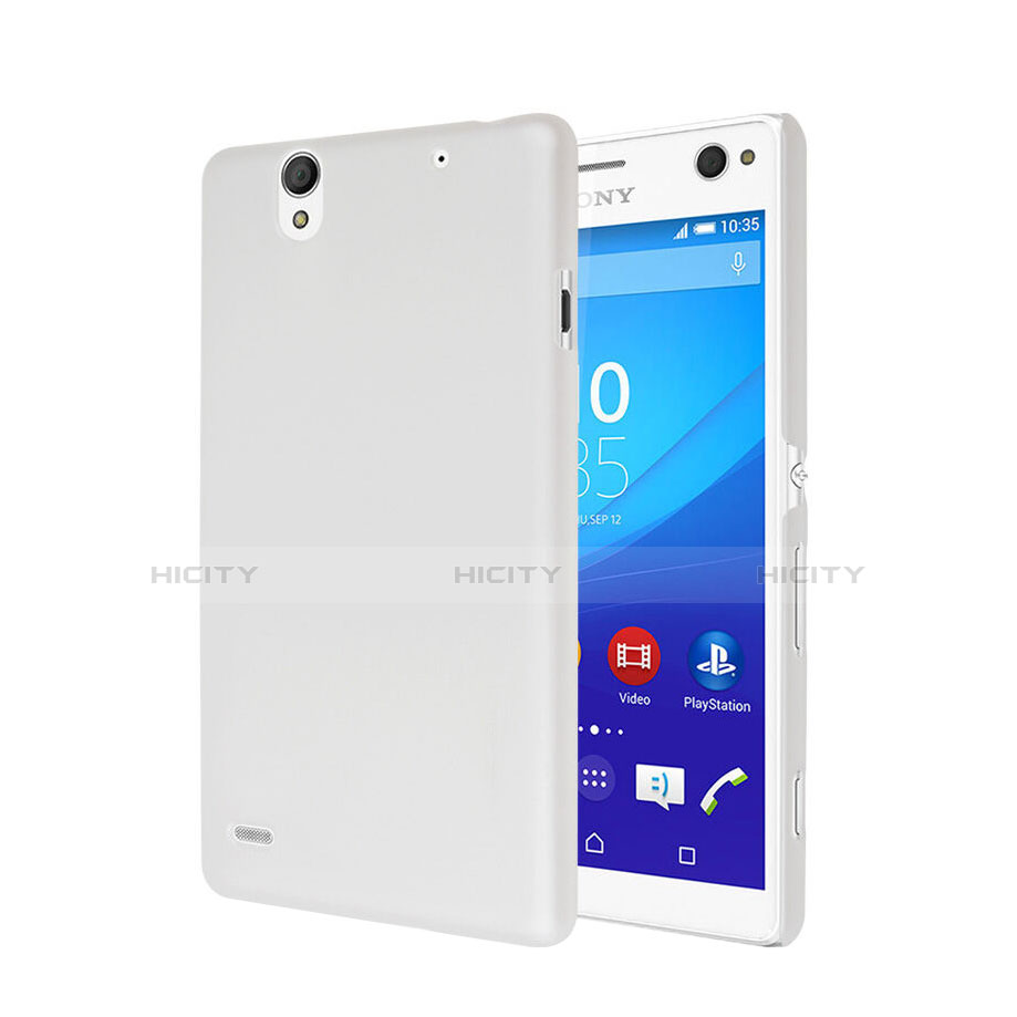 Funda Dura Plastico Rigida Mate para Sony Xperia C4 Blanco