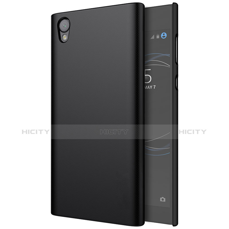 Funda Dura Plastico Rigida Mate para Sony Xperia L1 Negro