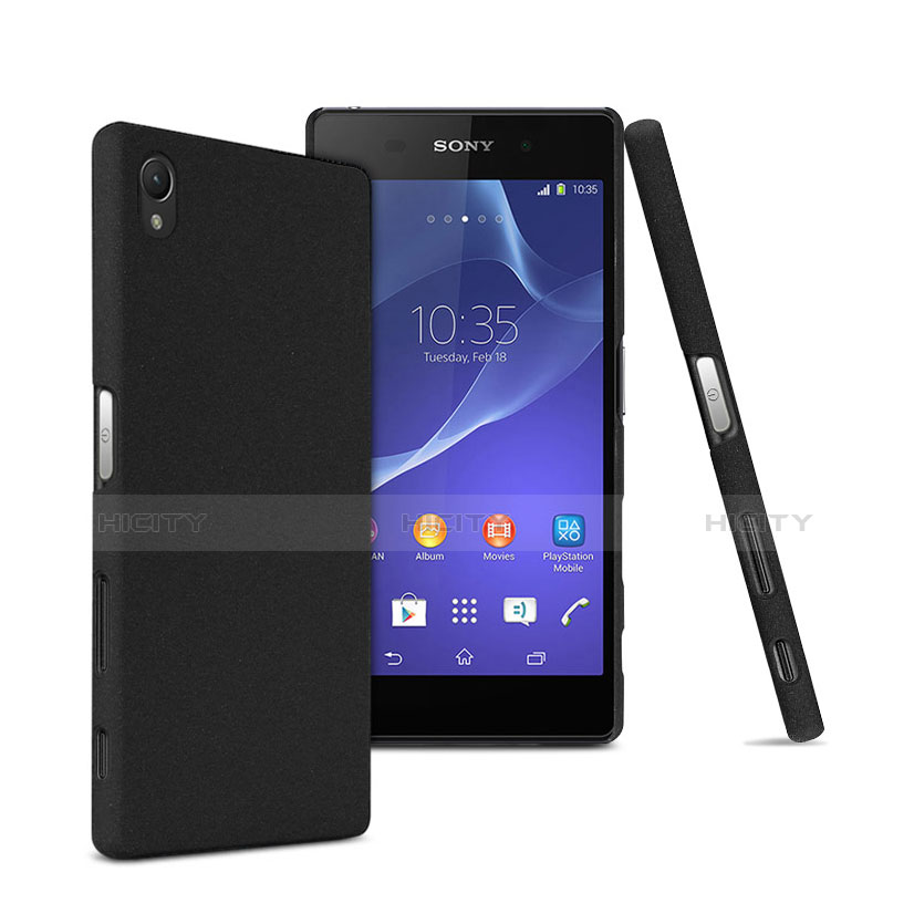 Funda Dura Plastico Rigida Mate para Sony Xperia Z5 Premium Negro