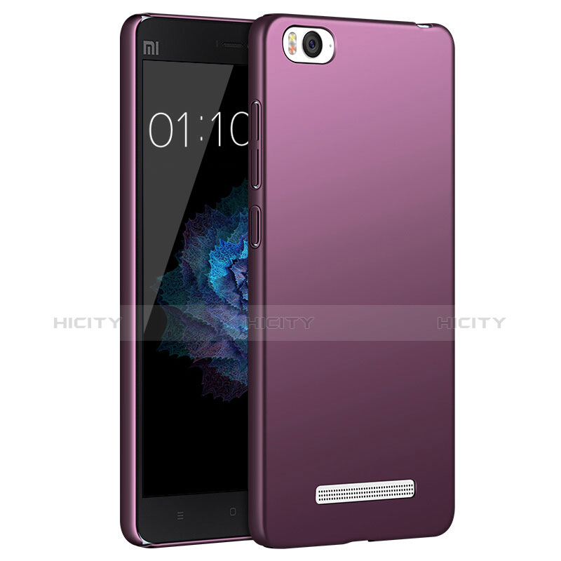 Funda Dura Plastico Rigida Mate para Xiaomi Mi 4C Morado