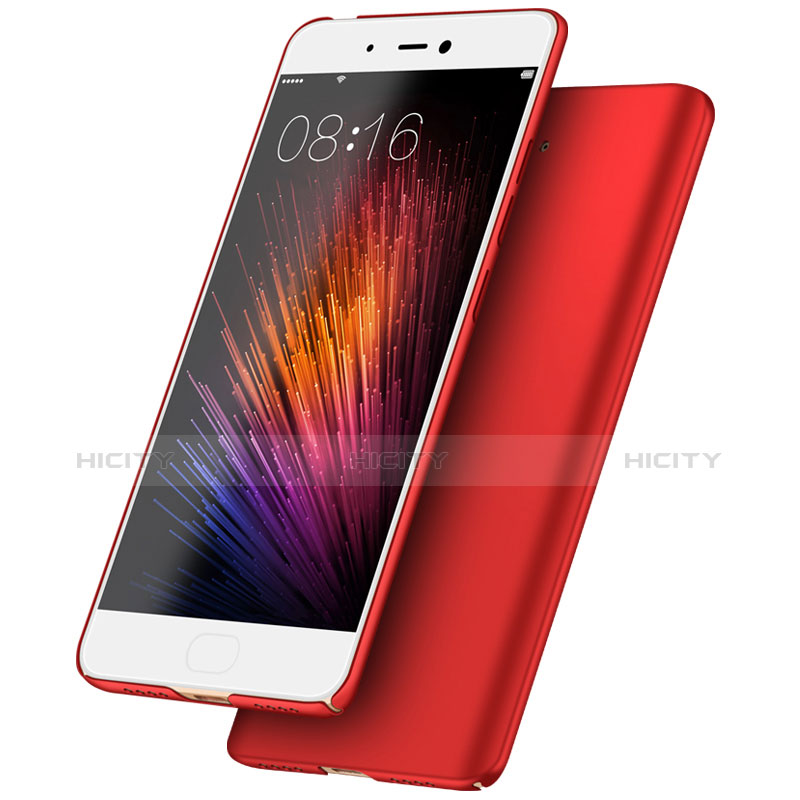 Funda Dura Plastico Rigida Mate para Xiaomi Mi 5S 4G Rojo