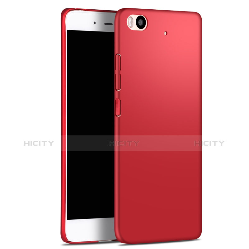 Funda Dura Plastico Rigida Mate para Xiaomi Mi 5S Rojo