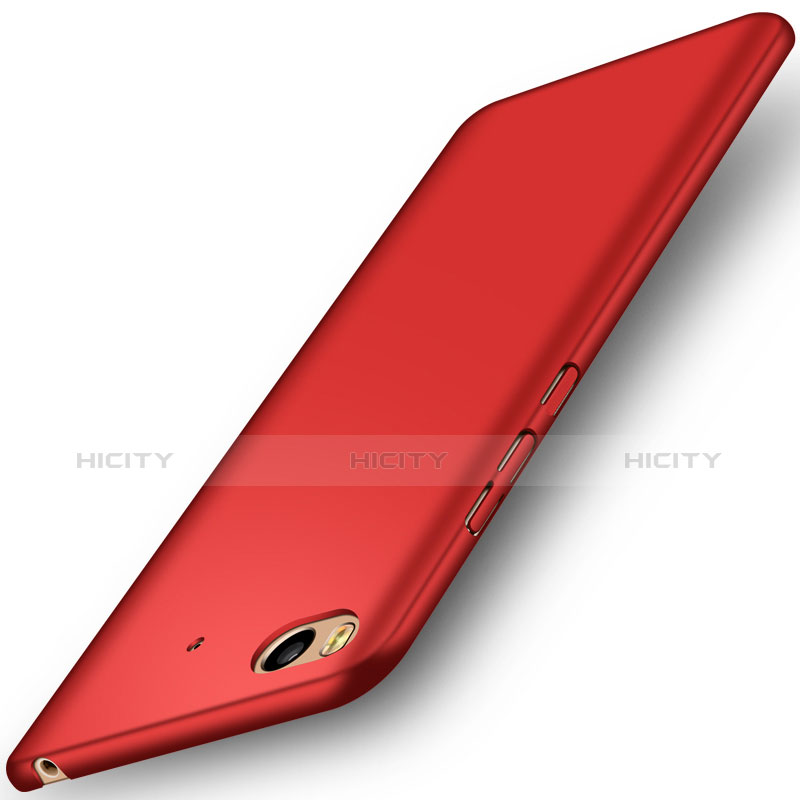 Funda Dura Plastico Rigida Mate para Xiaomi Mi 5S Rojo