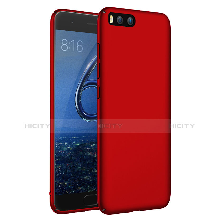 Funda Dura Plastico Rigida Mate para Xiaomi Mi 6 Rojo