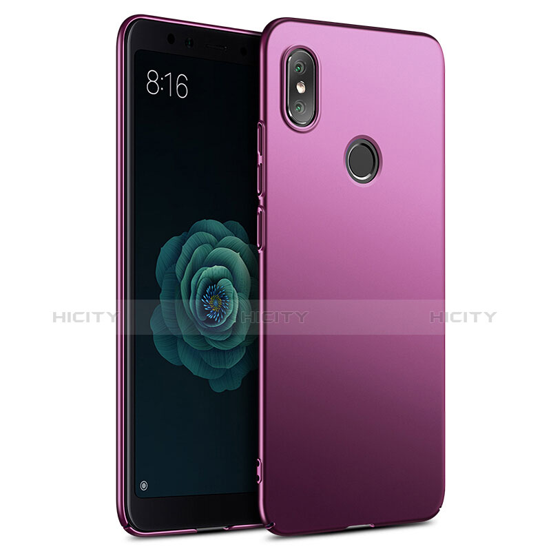 Funda Dura Plastico Rigida Mate para Xiaomi Mi 6X Morado