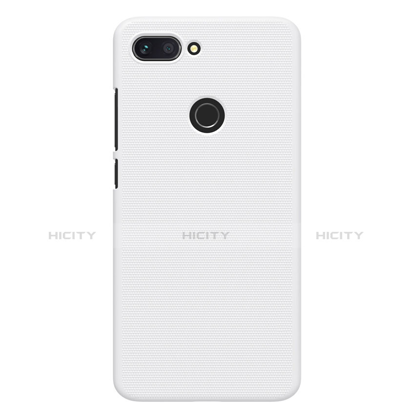 Funda Dura Plastico Rigida Mate para Xiaomi Mi 8 Lite Blanco