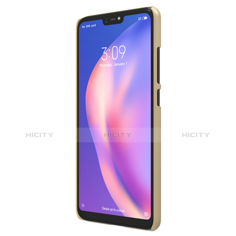 Funda Dura Plastico Rigida Mate para Xiaomi Mi 8 Lite Oro