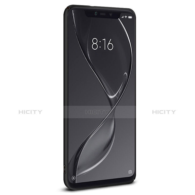 Funda Dura Plastico Rigida Mate para Xiaomi Mi 8 Screen Fingerprint Edition Negro