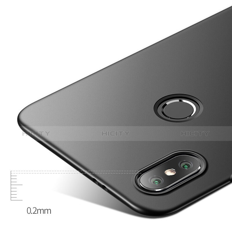 Funda Dura Plastico Rigida Mate para Xiaomi Mi A2 Negro