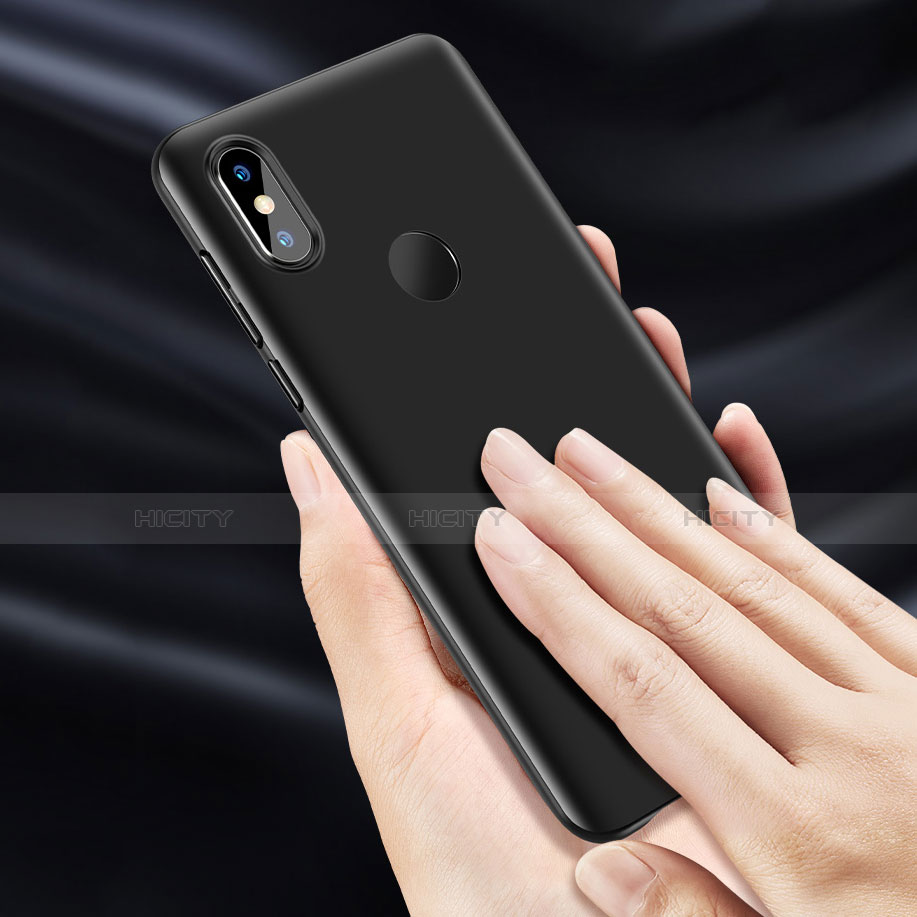 Funda Dura Plastico Rigida Mate para Xiaomi Mi Mix 3 Negro