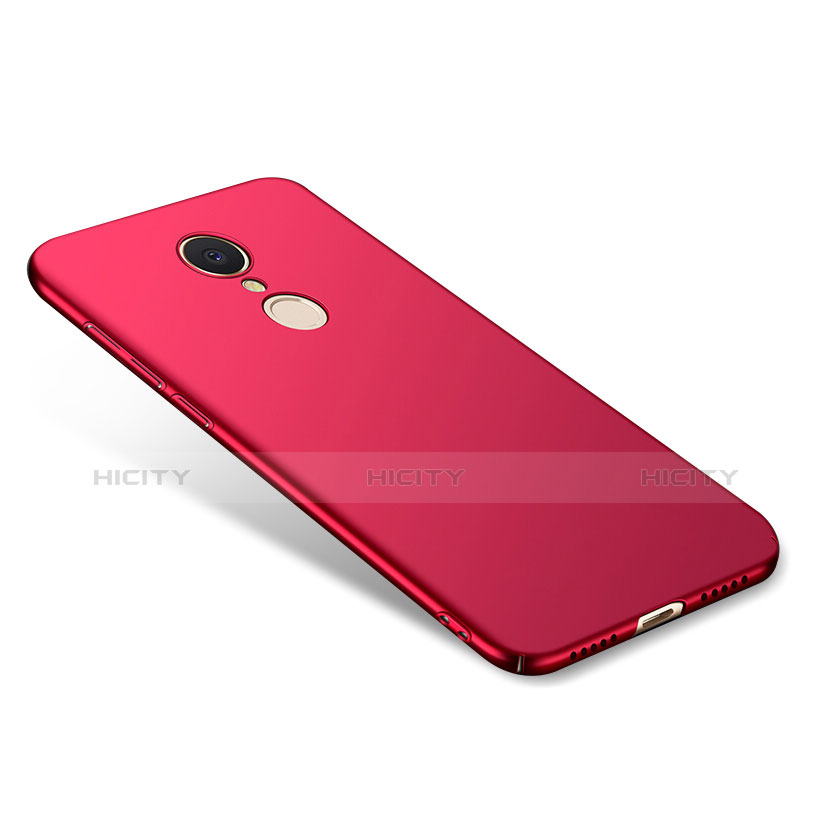 Funda Dura Plastico Rigida Mate para Xiaomi Redmi 5 Rojo