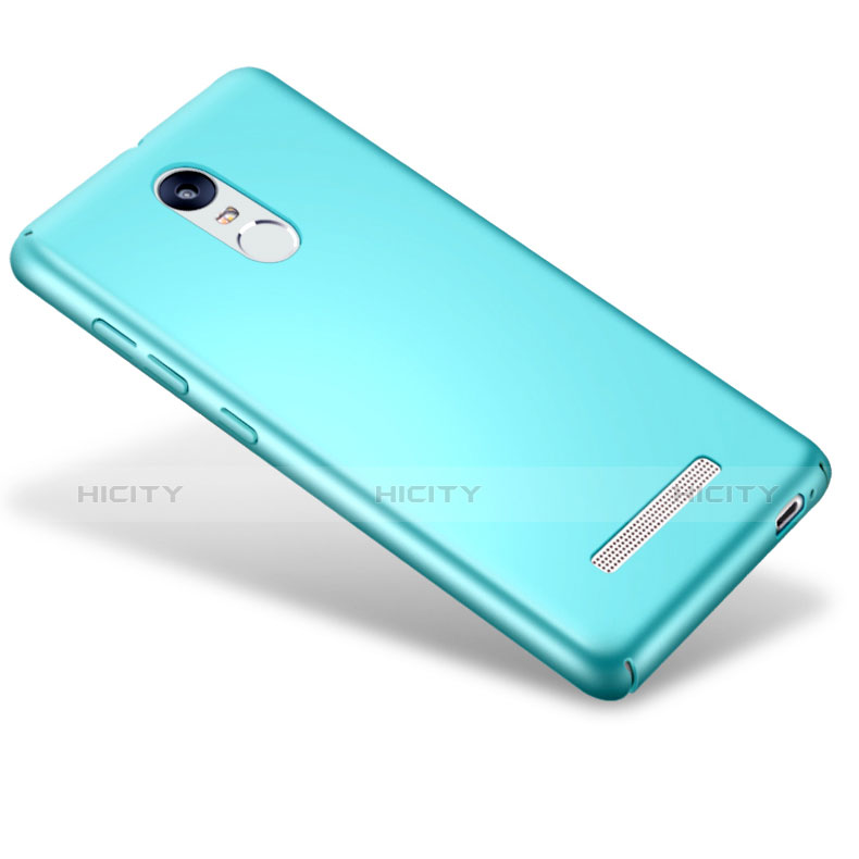 Funda Dura Plastico Rigida Mate para Xiaomi Redmi Note 3 Azul Cielo