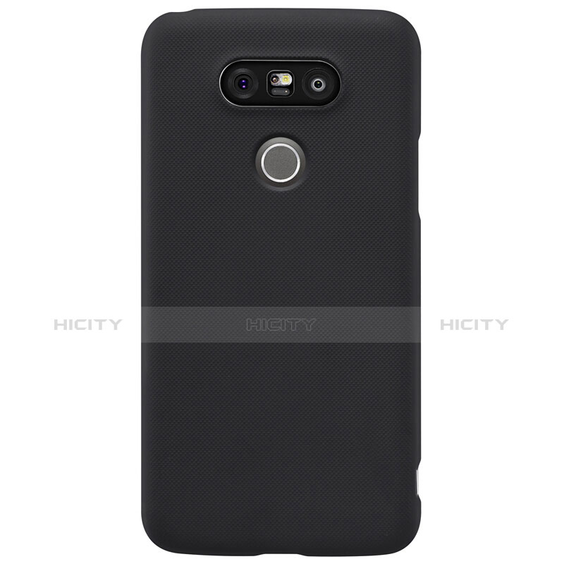 Funda Dura Plastico Rigida Mate R01 para LG G5 Negro