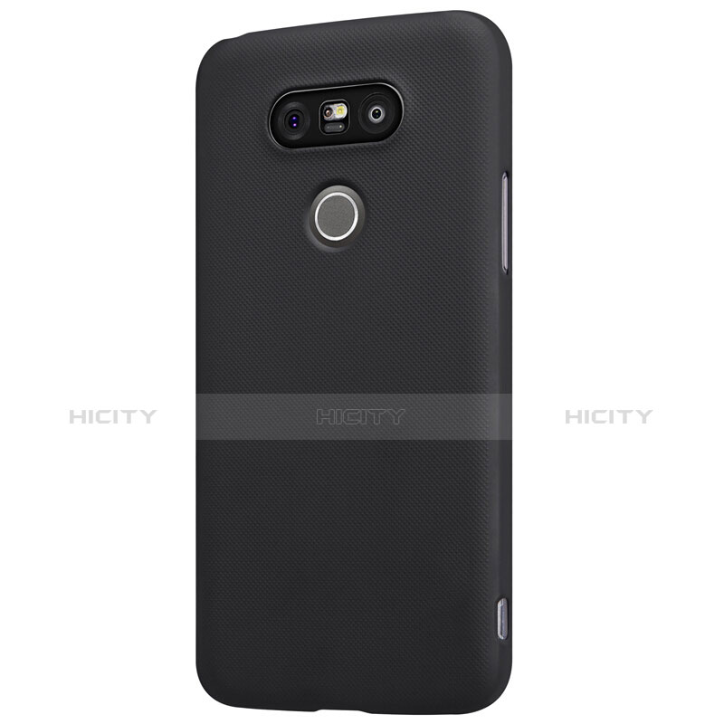 Funda Dura Plastico Rigida Mate R01 para LG G5 Negro