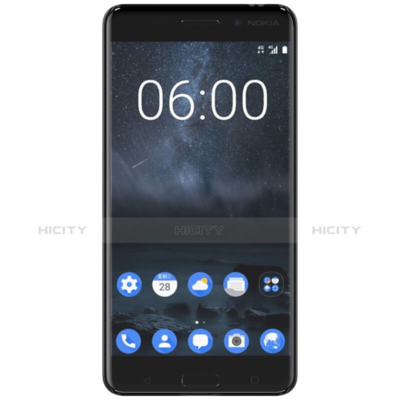 Funda Dura Plastico Rigida Mate R01 para Nokia 6 Negro