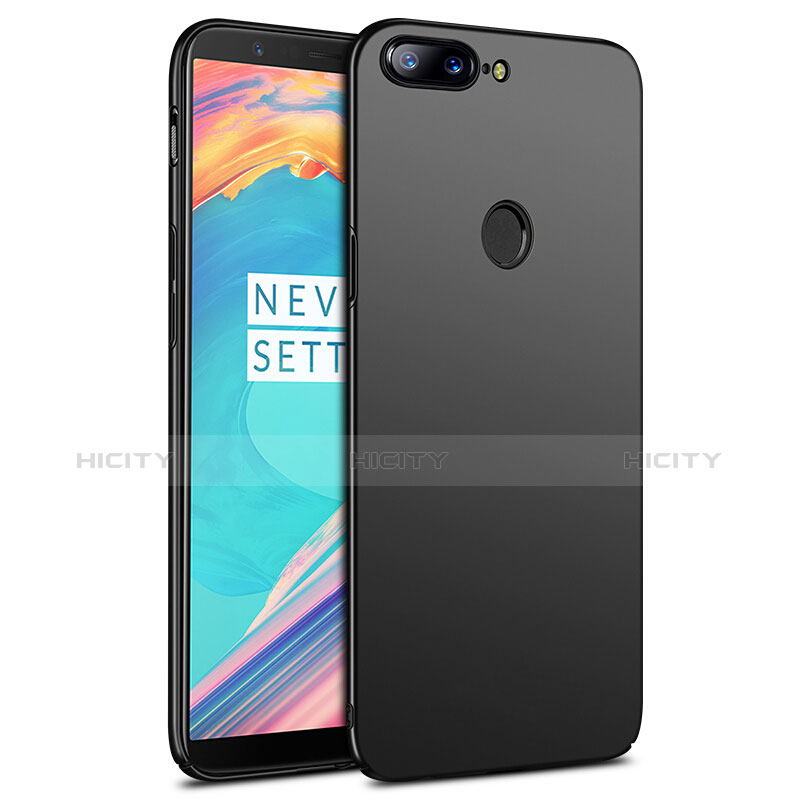 Funda Dura Plastico Rigida Mate R02 para OnePlus 5T A5010 Negro