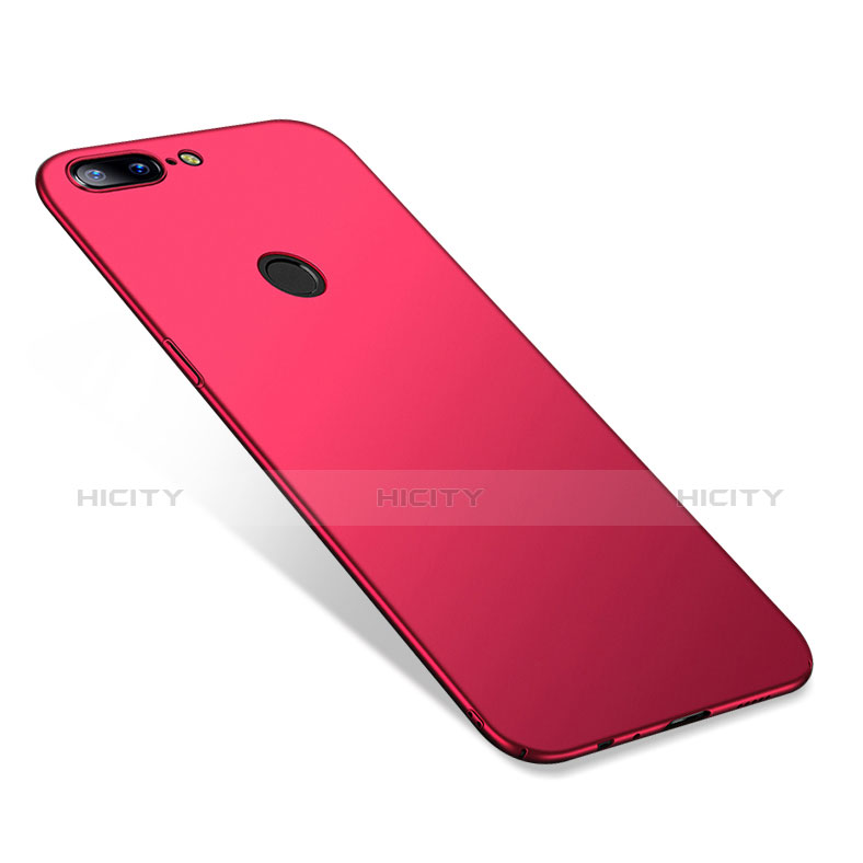 Funda Dura Plastico Rigida Mate R02 para OnePlus 5T A5010 Rojo